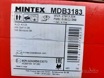 coppia pastiglie mintex audi