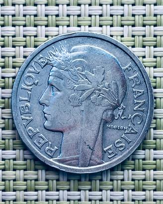 Moneta 2 Franchi Francia 1949