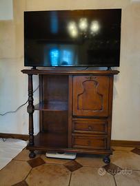mobile tv antico vintage in legno 