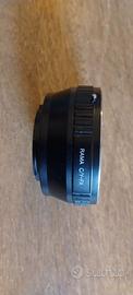 adattatore mirrorless fuji x ottiche contax yashic