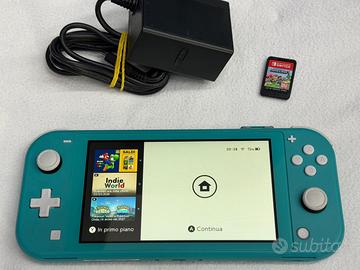 Nintendo Switch Lite Azzurra + Gioco Minecraft