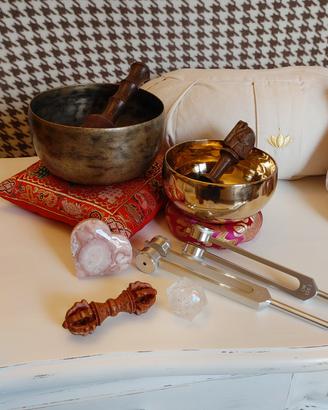 Massaggio Sonoro Campane Tibetane e Diapason 