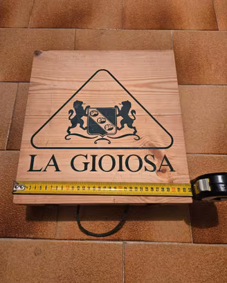 CASSETTA LEGNO "LA GIOIOSA" VUOTA