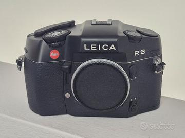 Leica R8 black Made in Germany – raro display blu