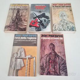 Jean Paul Sartre Lotto 5 romanzi Oscar Mondadori