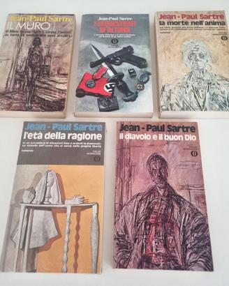 Jean Paul Sartre Lotto 5 romanzi Oscar Mondadori