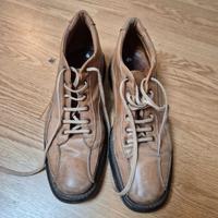 scarpe alte uomo stringate marrone chiaro n. 41
