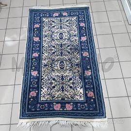 TAPPETO TUNISIA 154X90 VIOLETTO FIORI ROSA