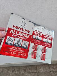 Adesivi Antifurto Verisure Cartello Deterrente