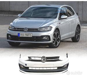 PARAURTI ANTERIORE VOLKSWAGEN VW POLO 17-21 LOOK R