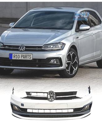 PARAURTI ANTERIORE VOLKSWAGEN VW POLO 17-21 LOOK R