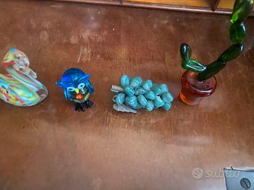 Set piccoli oggetti vetro PREZZO RIBASSATO