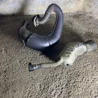 Scarico e pancia honda crm 125 anni 90