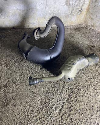 Scarico e pancia honda crm 125 anni 90