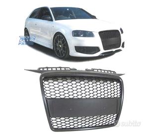 GRIGLIA AUDI A3 8P 8PA 05-08 LOOK RS3 NERO