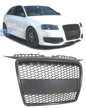 GRIGLIA AUDI A3 8P 8PA 05-08 LOOK RS3 NERO