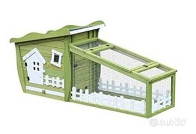 Conigliera graziosissima, resistente e spaziosa 