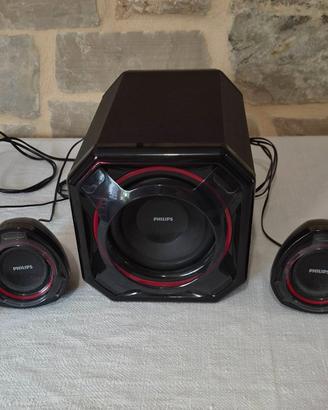 Casse Philips 2.1 per PC, Speaker + Subwoofer