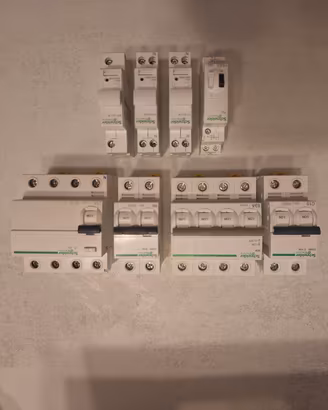 Differenziale 4P, Sezionatore 63A, Magnetotermici