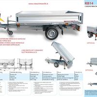 Rimorchio Cresci RB14 ribaltabile