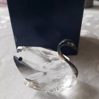 Cigno in cristallo Swarovski e vetro di Murano.