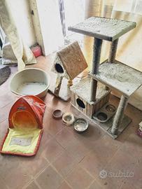 Lotto accessori per gatti 