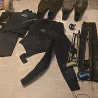 Attrezzatura pesca sub