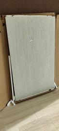 Piano tavolo in melaminico 130x80x3 cm. con difett