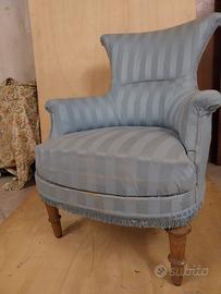 Antica poltrona dell' Ottocento