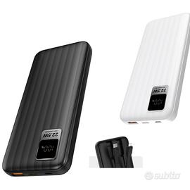 Power Bank  PB33 Ricarica Veloce 10000mAh Cavi