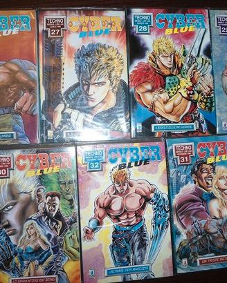 MANGA CYBER BLUE  completo