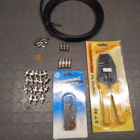 Pinza & Kit x crimpaggio cavi video RG59