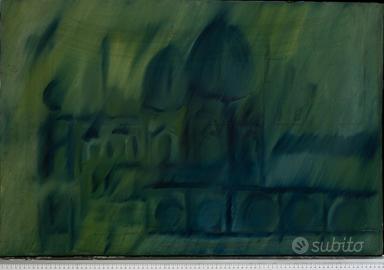 Quadro Cattedrale verde