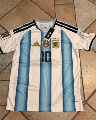 Maglia Argentina Messi Mondiali  TG L – Nuova