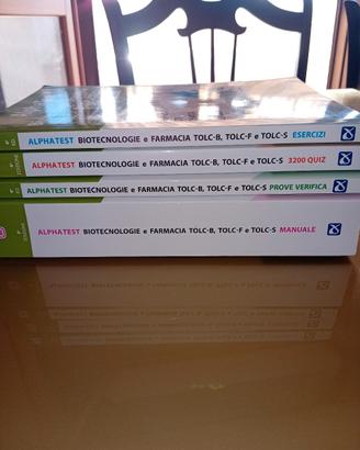 libri per preparazione alpha test 