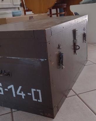 baule - cassa militare 