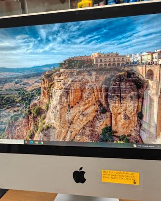 Imac 8.1 20 Pollici SSD 500 Gb Ram 4 Gb Dual Boot