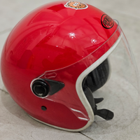 Casco Jet Premier vintage Rosso per bambini Xxs