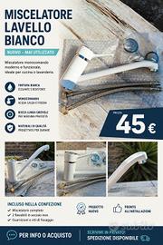 MISCELATORE BIANCO PER LAVELLO – NUOVO