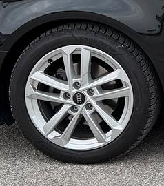 Cerchi originali Audi 17”+ goodyear ultragrip 2025