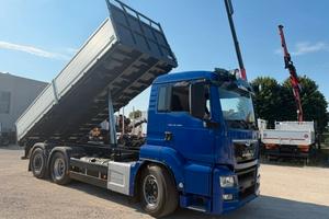 Man TGS 26.480 ribaltabile trilaterale da 6,5 mt.