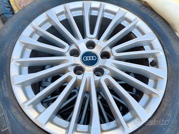 cerchi e pneumatici 225/55 r18 v originali audi