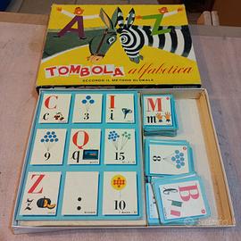 tombola alfabetica anni 70 
completa 