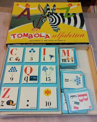 tombola alfabetica anni 70 
completa 