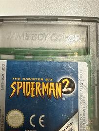 Spiderman 2 Game Boy color Funzionante