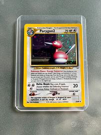 Carta Pokemon Porygon 2 holo 12/64