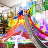 Gioco Vulcano Playground Arrampicata e Scivolo