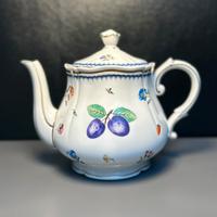 Teiera Antico Doccia decoro Italian Fruit