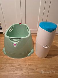 vaschetta bagnetto bambino + mangiapannolini