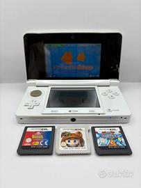 Nintendo 3DS Bianca + Giochi + Accessori